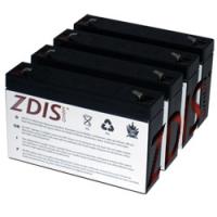 Batteriesatz für MGE Pulsar Evolution 800 Rack 